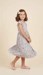 ⁦1 دستة × فستان بناتي وردي⁩ - الصورة ⁦2⁩