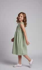 ⁦1 دستة × فستان بناتي وردي غامق⁩ - الصورة ⁦2⁩