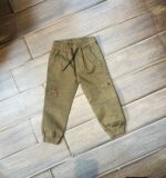 ⁦3 دسته × بنطلون جبردين ليكرا أطفال مستورد زيتي⁩ - الصورة ⁦2⁩