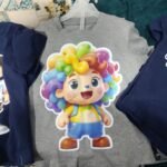 3 دسته × ترنجات شورت اولادي وبناتي رصاصي طفل كيرلي