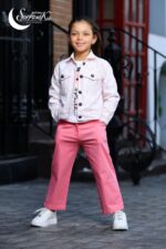 1 دستة × طقم بناتي 3 قطع مودرن شياكة الجبردين وعصرية الوايد ليج