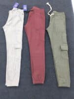 1 ثرية × بنطلون جينز وايد ليج شتوي