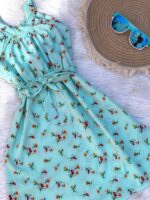 ⁦1 دستة × فستان بناتي منقوش مميز وأنيق للبنوتات الكيوت⁩ - الصورة ⁦4⁩