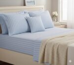 20  كرتونه × طقم ملاية استرايب بيبي بلو 4 قطع