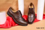 1 كرتونه×حذاء بروك انجليزى رباط بني كود B-310
