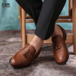 1 كرتونه×حذاء جلد سمارت جملي كود C-605