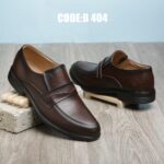 1 كرتونه×حذاء رجالي كلاسيك جلد طبيعي بني كود B-404