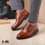 1 كرتونه×حذاء رجالي كلاسيك جلد طبيعي جملي كود C-401