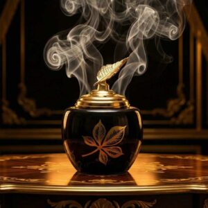 مبخرة دخون تفاحة (مزخرفة)