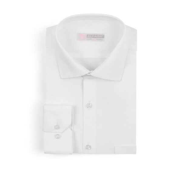 قميص رجالي داكرون قطن ابيض – 50 قطعة– توزيع الوان و مقاسات