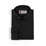 قميص رجالي داكرون قطن أسود – 50 قطعة– توزيع الوان و مقاسات