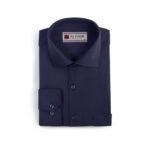 قميص رجالي داكرون قطن كحلي – 50 قطعة– توزيع الوان و مقاسات