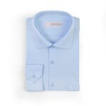 قميص رجالي داكرون قطن بيبي بلو– 50 قطعة– توزيع الوان و مقاسات