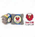 ليفة مواعين فضي خشن 3×1 - 10 دسته