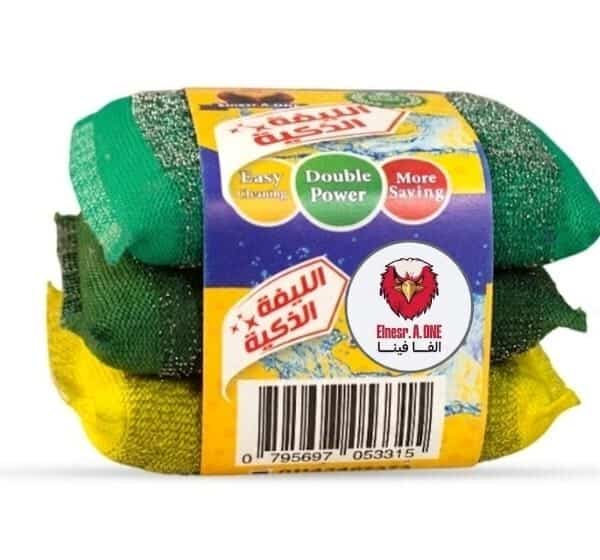 ليفة مواعين ذكية 3×1 - 10 دسته