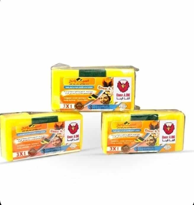 إسفنج مواعين 3×1 - 10 دسته إسفنج مواعين 3×1 - 10 دسته