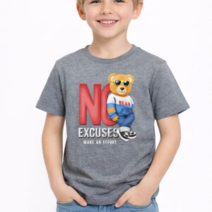 تي شيرت أطفال أولادي No Excuse – 50 قطعة