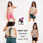 طقم بناتي Wavy Set – 50 قطعة