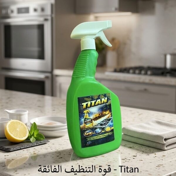 Titan مزيل دهون وملمع للبوتجازات 1 لتر بخاخ - 2 كرتونه