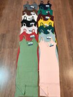 فستان حريمي ريب صيفي قطن 100% – (67 قطعة)