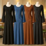 فستان حريمي تصدير ريب مضلع – 24 قطعة