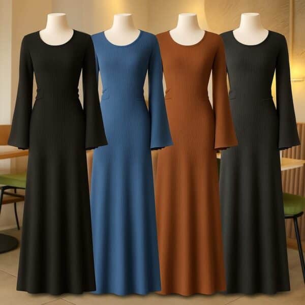 فستان حريمي تصدير ريب مضلع – 24 قطعة