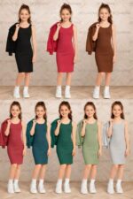 طقم بناتي قطعتين قطن دربي تصدير – 68 قطعة