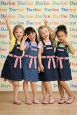 فستان سالوبيت أطفال جينز – 18 قطعة