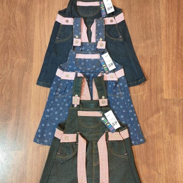 فستان سالوبيت أطفال جينز – 18 قطعة