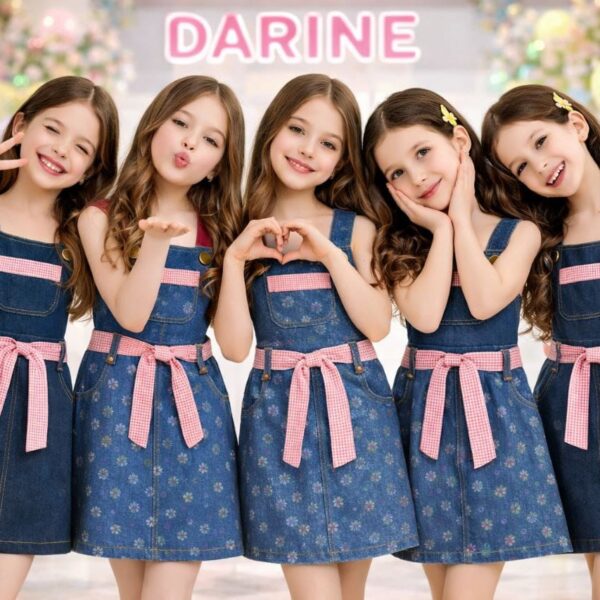 فستان سالوبيت أطفال جينز – 18 قطعة