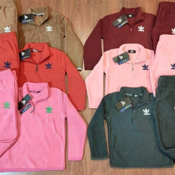 طقم أطفال أديداس بولار مبطن من الوجهين – 49 قطعة