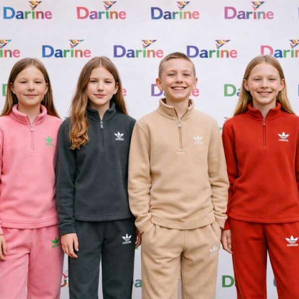 طقم أطفال أديداس بولار مبطن من الوجهين – 49 قطعة