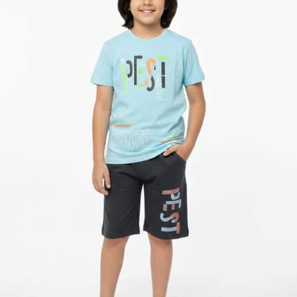 طقم ولادي سوبر لوكس – سنجل ليكرا × سمر ميلتون نص دستة