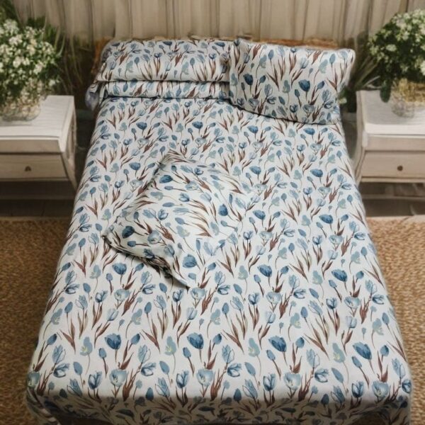 ملايات قطن كود 121 أبيض توليب - 100 طقم