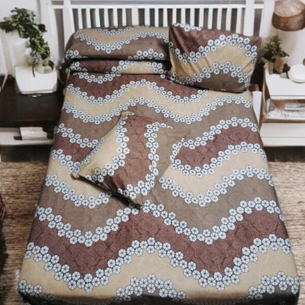 ملايات قطن كود 127 بني - 100 طقم