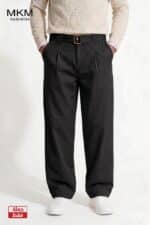 ⁦بنطلون كلاسيك وايد ليج اولد مانى تركي⁩ - الصورة ⁦3⁩