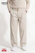 ⁦بنطلون كلاسيك وايد ليج اولد مانى تركي⁩ - الصورة ⁦4⁩