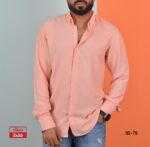 ⁦قميص كتان رجالي تركي بخامة كتان إسباني × ثري⁩ - الصورة ⁦8⁩