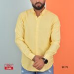 ⁦قميص كتان رجالي تركي بخامة كتان إسباني × ثري⁩ - الصورة ⁦4⁩