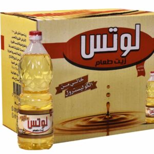 زيت لوتس صويا صافي 1لتر – 50 كرتون