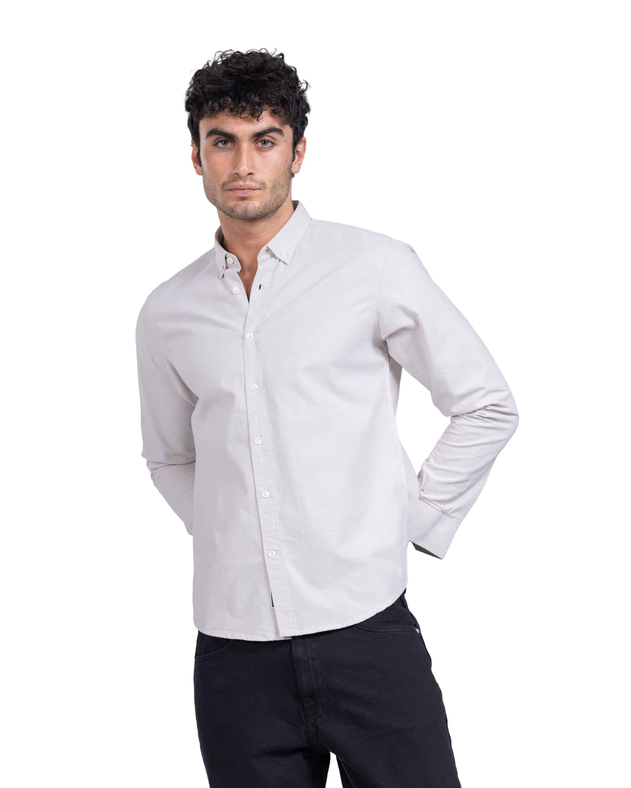 قميص اكسفورد قطن سعر410 code;2000 (4) 5 × قميص اكسفورد قطن ابيض code 2000 - الصورة 1