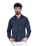  5 × قميص جبردين ليزر مطبوع ازرق code 2005