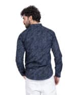 ⁦ 5 × قميص جبردين ليزر مطبوع ازرق code 2005⁩ - الصورة ⁦2⁩