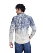 ⁦ 5 × قميص جبردين مطبوع استريبر ازرق code 2006⁩ - الصورة ⁦2⁩