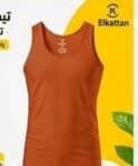 القطان فانله كت رجالي Cotton vest مسرح فاخر بني - 5 دسته