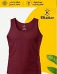 القطان فانله كت رجالي Cotton vest مسرح فاخر احمر - 5 دسته