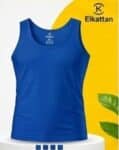 القطان فانله كت رجالي Cotton vest مسرح فاخر ازرق فاتح - 5 دسته