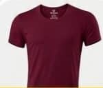 القطان فانله نص كم رجالي Crew neck T-shirt مسرح فاخر احمر- 5 دسته