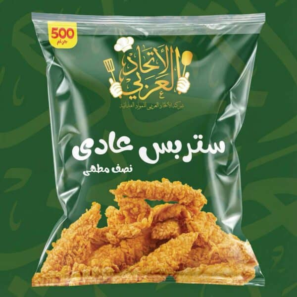 استربس دجاج عادي مجمد 500 جم – كرتون