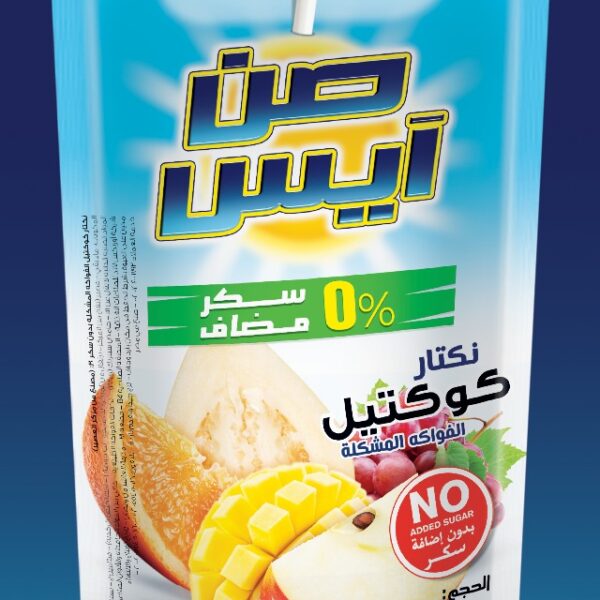 نكتار كوكتيل صن أيس بدون سكر مضاف